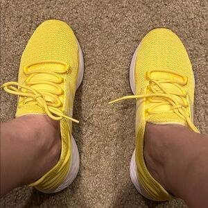 New Balance Yellow Women's Athletic Sneakers
